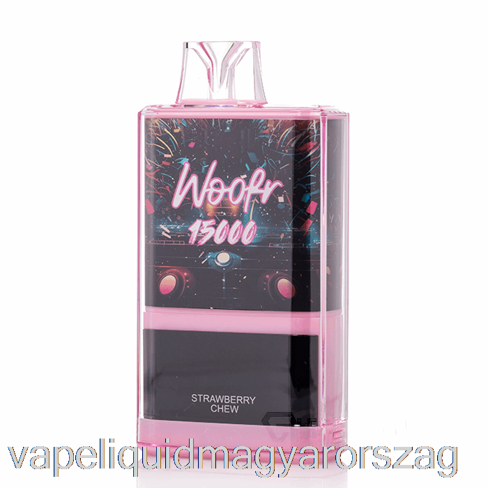 Woofr 15000 Eldobható Eper Rágó Vape Folyadék